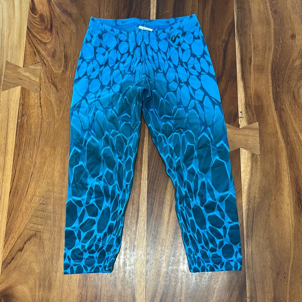 4/50% off | Athletic Geometric Blue Leggings
